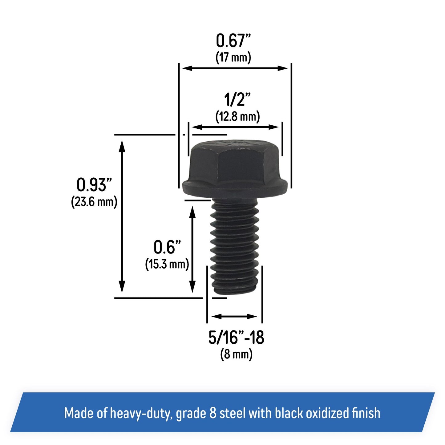 Differential Cover Bolts for Dana 30 35 44, Jeep YJ TJ JK XJ MJ ZJ WJ WK XK (10)
