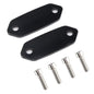 Black mirror delete block off plates fits Kawasaki Ninja 125/250/SL/300/400/650