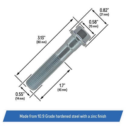 Front Wheel Hub Bolt for Chevy Silverado Express GMC Savana Cadillac Escalade(6)