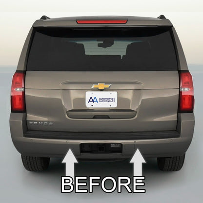 CHROME REAR BUMPER TRUNK TRIM MOLDING For 2015-2020 CHEVY TAHOE SUBURBAN