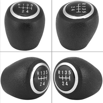 10mm Car 5 Speed Manual Shift Knob Gear Stick Shifter Lever Black