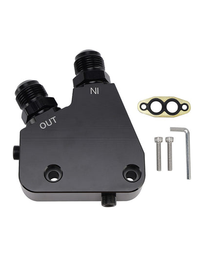 Engine Oil Cooler Adapter Kit For Corvette GM LS LS1 LS2 LS3 LS6 05-19 (5-Pack)