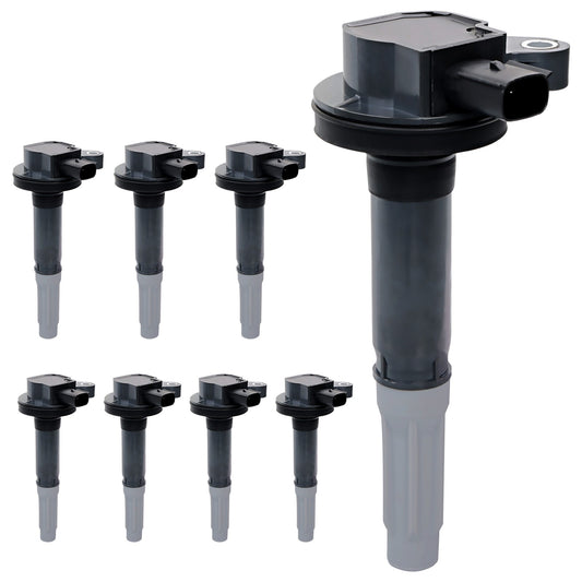 Solid Spare 8Pcs UF622 Ignition Coils Pack Set For 2011-2016 Ford F-150 Lobo Mustang 5.0L V8