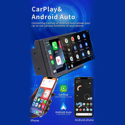 7" Android 10 2G+64G Quad Core GPS WiFi Bluetooth Car Stereo MP5 Player Carplay