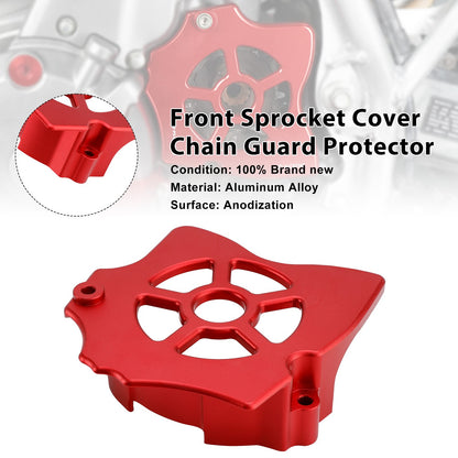 Front Sprocket Cover Chain Guard Protector For Honda XR650L 1993-2025 Red