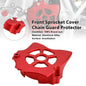 Front Sprocket Cover Chain Guard Protector For Honda XR650L 1993-2025 Red