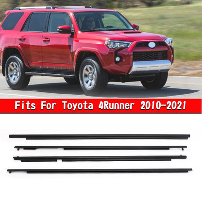 Car Outside Window Weatherstrip Seal Belt Moulding For Toyota 4Runner 2010-21