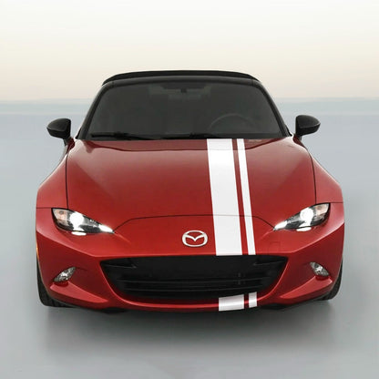 6" OFFSET VINYL RALLY STRIPE RACING STRIPE KIT + BONUS KIT For MAZDA MIATA