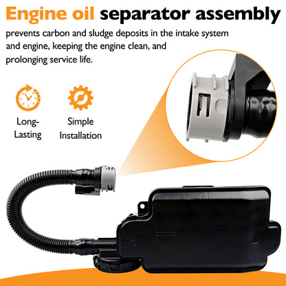 Crankcase PCV CCV Oil Separator Assy For 2011-16 Ford F250 F350 F450 6.7L Diesel