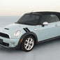 3" Dual Fender Stripe Hash Mark Stripe Decal Graphic Kit For MINI COOPER
