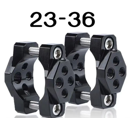 Motorcycle Fork Tube Bar Clamp Headlight Mount Bracket Fog Spot Light Holder