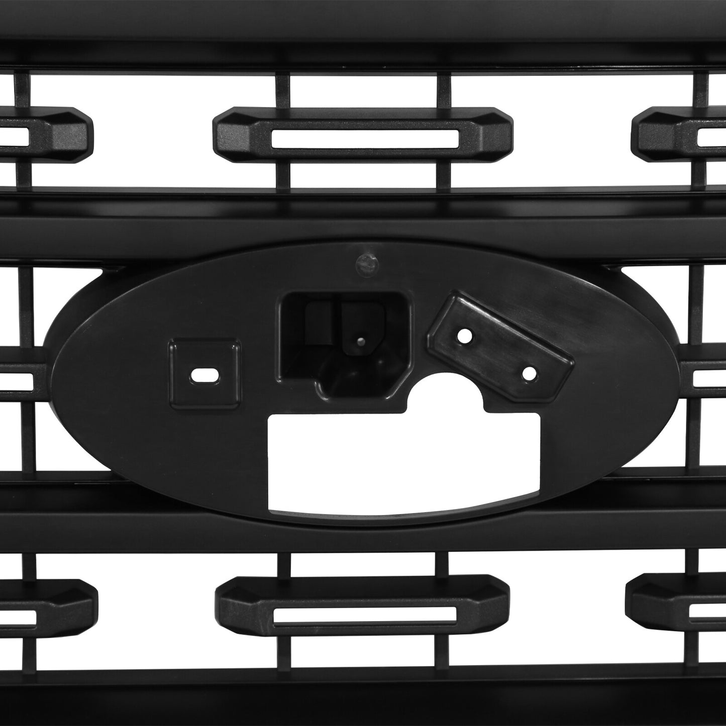 Matte Black Front Bumper Upper Grill Grille For 2021 2022 2023 Ford F-150 XLT
