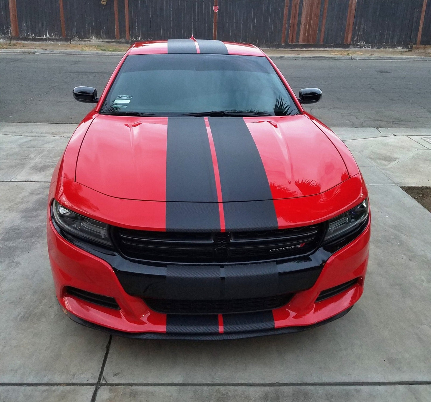 10" VINYL RALLY STRIPES RACING STRIPE KIT HOOD TRUNK ROOF For DODGE CHARGER