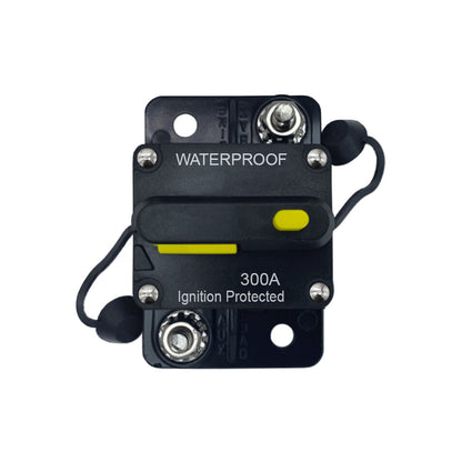 300A Circuit Breaker w Reset Waterproof for Auto Trailer Truck RV Marine Audio