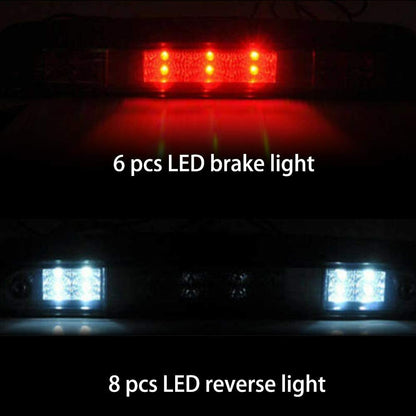 LED Rear Cargo 3rd Third Brake Light Lamp For 92-96 Ford F150 F250 BRONCO Smoke