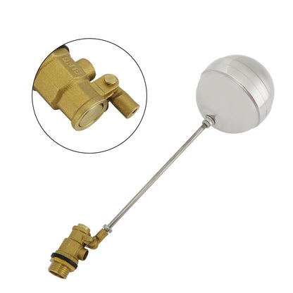 1/2" Male Thread Float Ball Valve Floating Ball Stainless Steel Water Sensor