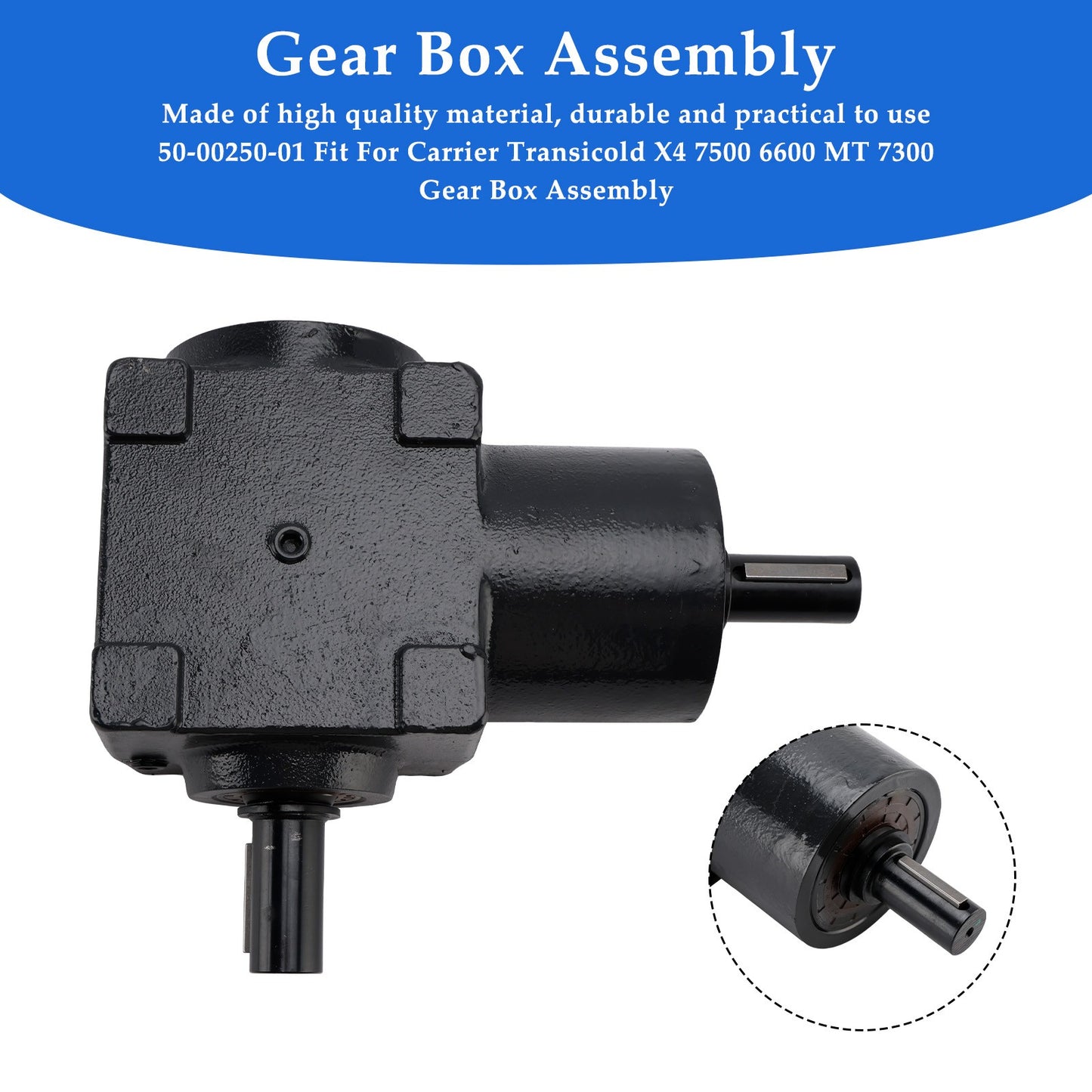 50-00250-01 Fit For Carrier Transicold X4 7500 6600 MT 7300 Gear Box Assembly