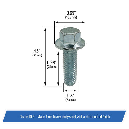 Valley Pan Cover Flange Bolts for LS Engines 99-14, Gen III, IV - LS1, LSX, LQ4