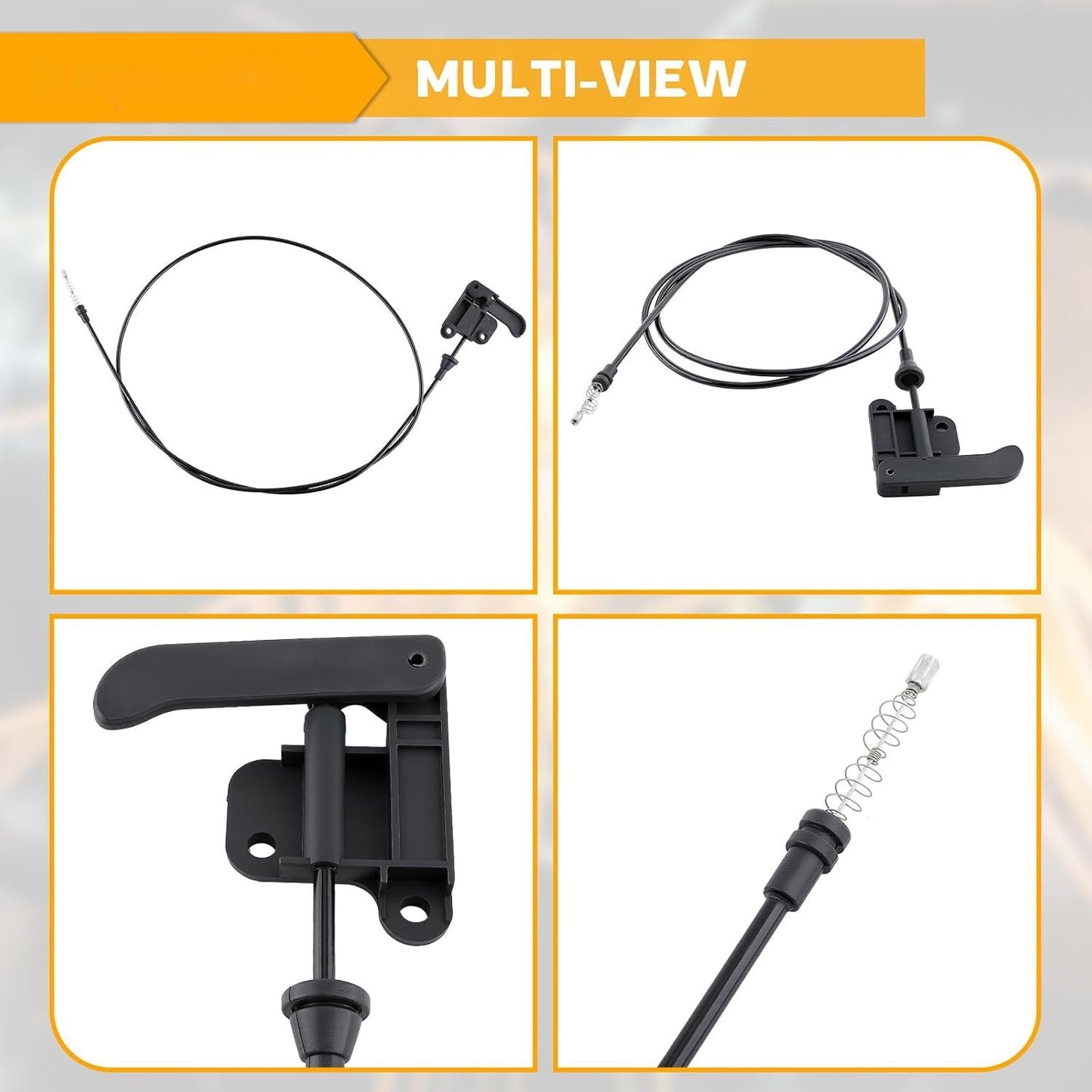 Hood Latch Release Pull Handle Cable Lever For 1995-2001 Chevy Blazer S10 Truck