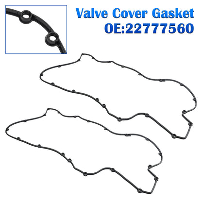 Set of 2 Valve Cover Gaskets 22777560 Fit for Volvo D13 Truck！