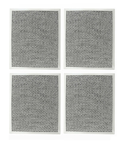 Solid Spare (4) Compatible for GE WB2X8253 WB02X8253 WB2X8406 Range Hood Grease Filters