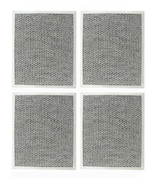 Solid Spare (4) Compatible for GE WB2X8253 WB02X8253 WB2X8406 Range Hood Grease Filters