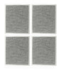 Solid Spare (4) Compatible for GE WB2X8253 WB02X8253 WB2X8406 Range Hood Grease Filters