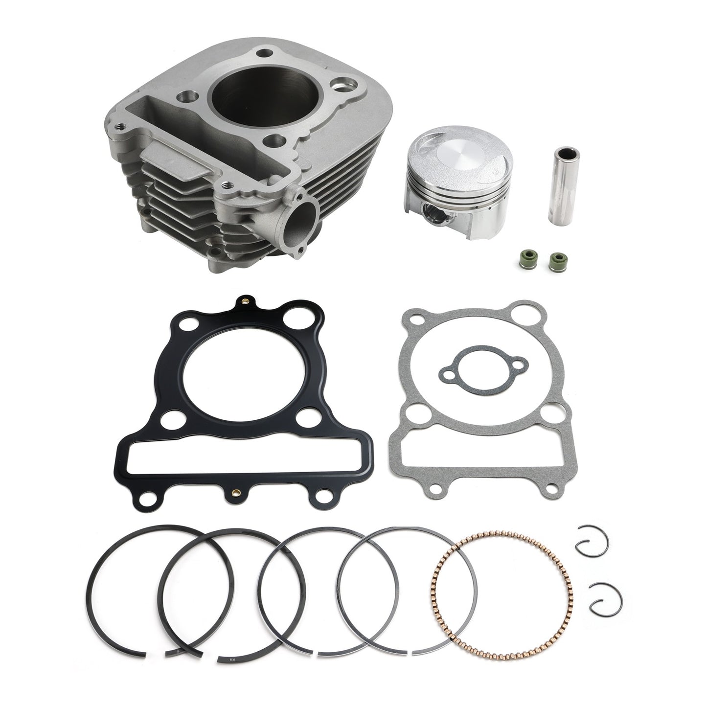67mm Cylinder Jug Piston Kit For Yamaha YTM200 Tri-Moto Yamahauler 200 1983-1985