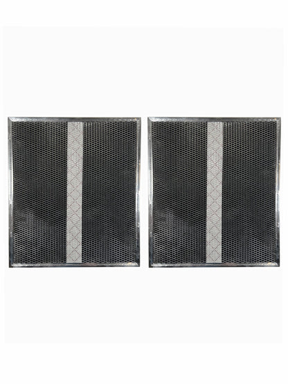 Solid Spare Broan S97020466 Range Hood Non-Ducted Filter, 2-Pack