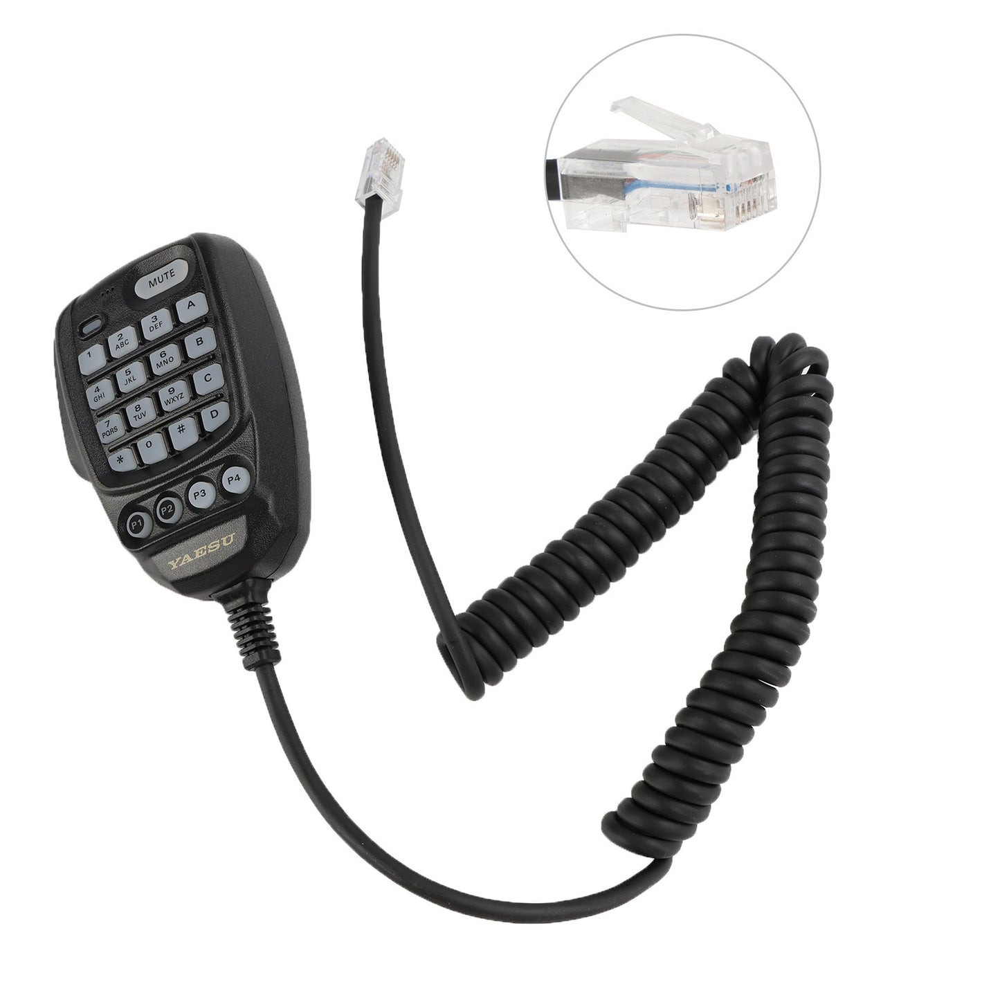 Car Microphone for YAESU SSM-85D walkie-talkie Radio Megaphone Handle Microphone