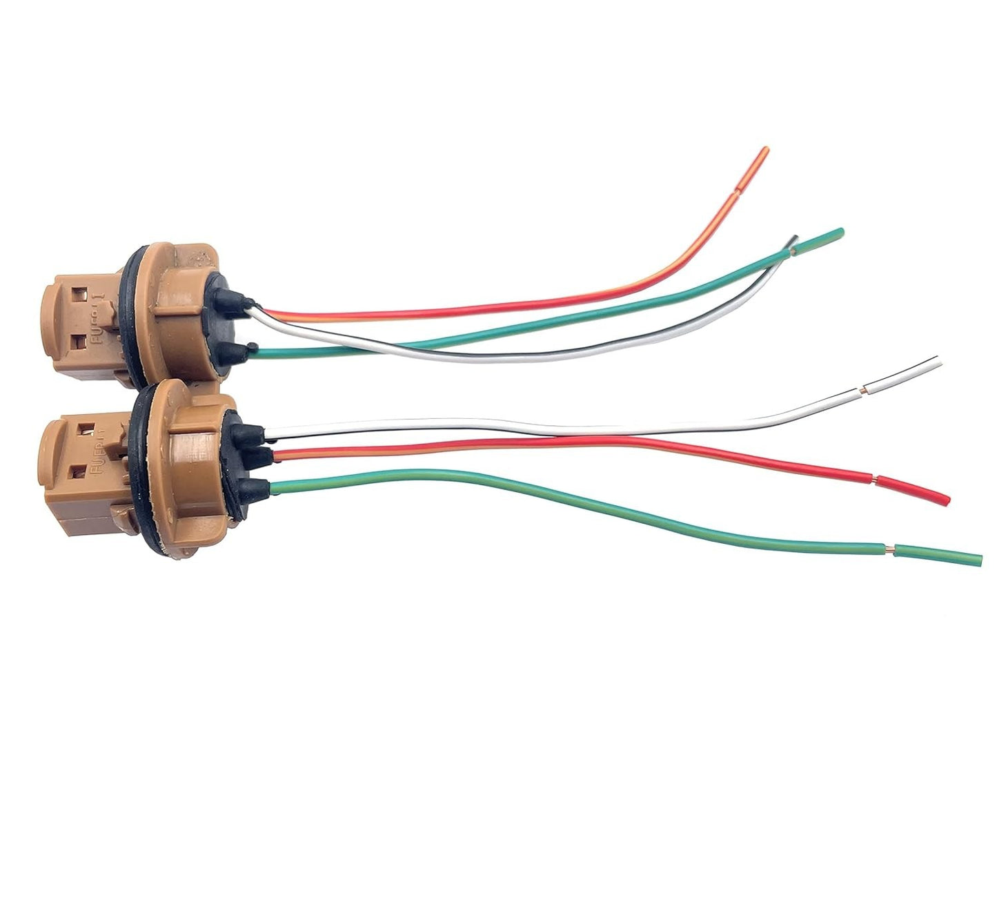 Universal Pigtail Wire Female Socket 7443 Two Harness Front Turn Signal Lamp