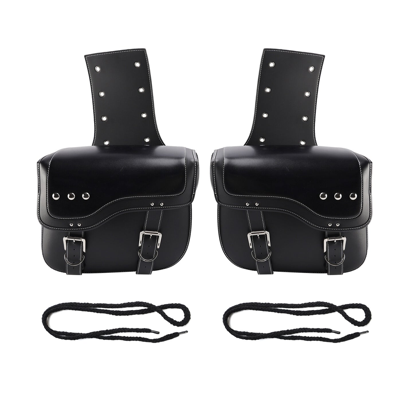 Tail Bag Side Saddlebag Tail Bag Luggage Pouch Storage Black 28L For Motorbike