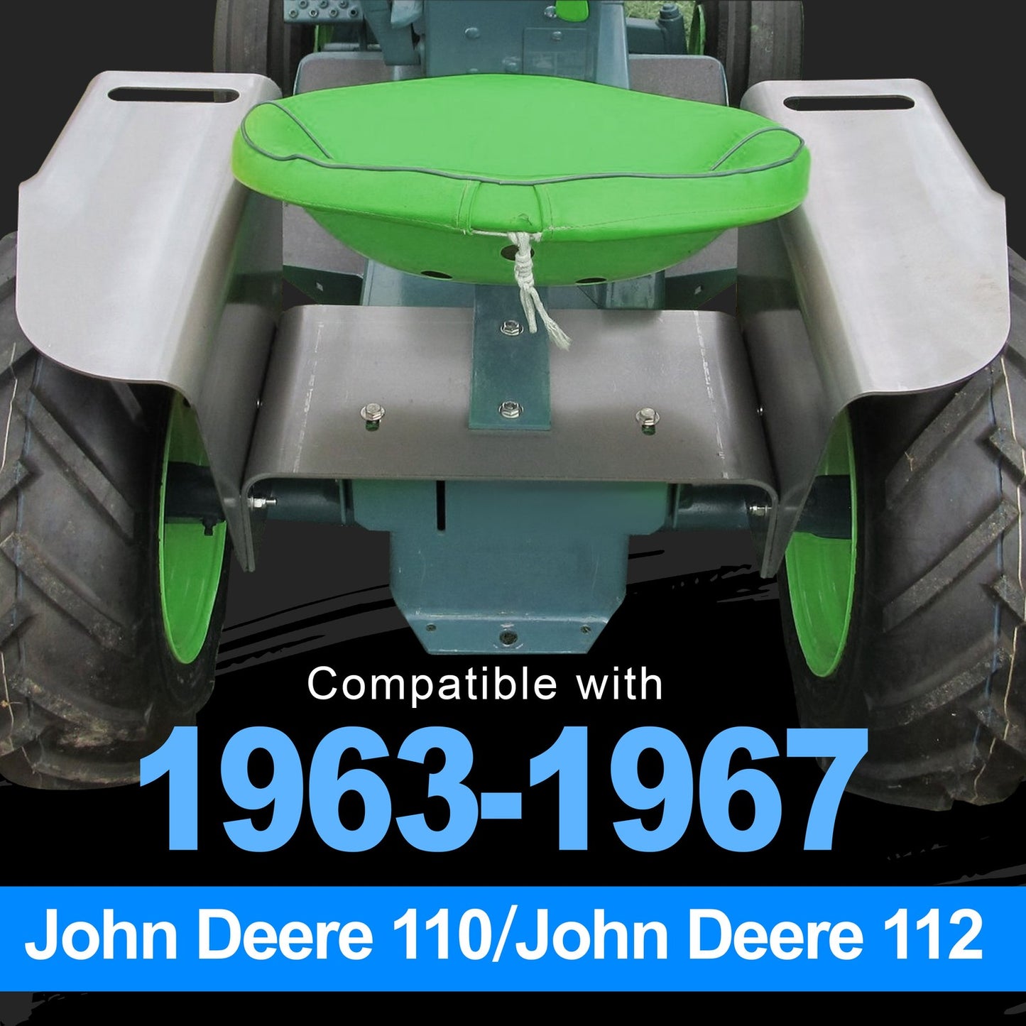 Solid Spare Steel Round Fender For MINI John Deere 4020 110 112 1963 1964 1965 1966 1967