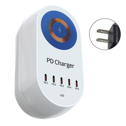 140W Charger Magnetic Wireless Fast Charging PD100W Laptop Mobile Phone Charger
