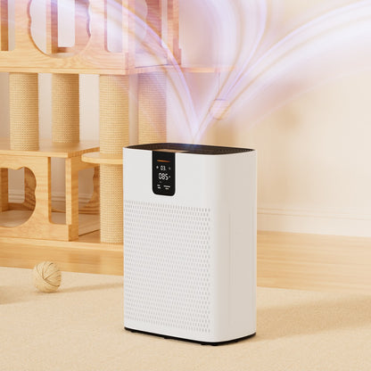 Air Purifier for Home Bedroom Office Large Room Up to 2400 Ft² Dust W/ 2 Filters