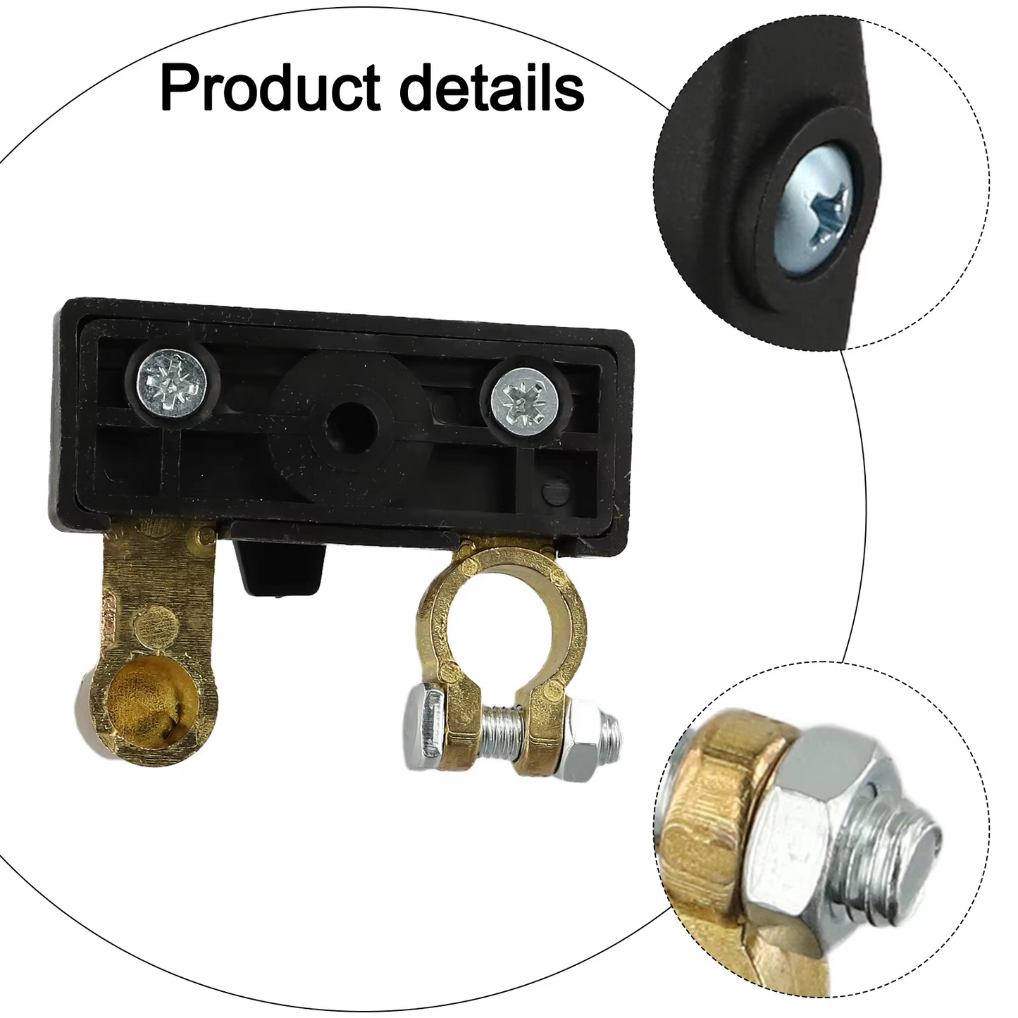 2pcs Battery Disconnect Switch 12V/24V 250A 1000A for Car RV Boat Power Cut Off
