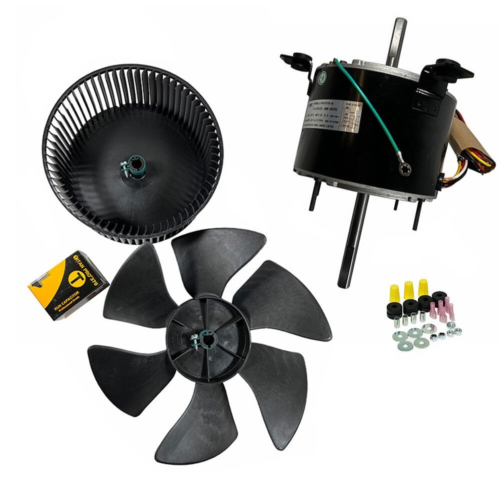 Solid Spare NBK 20370K Fan Motor 1/5 HP Kit Replaces Dometic 3108706.916