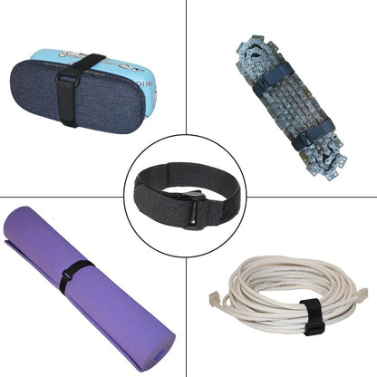 Bulk Pack 20 Reusable Fastening Cable Straps with Buckle  Width 3/4" Length 10"