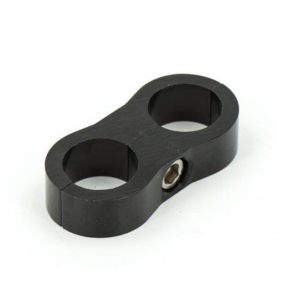 10Pcs/lot -6AN Hose Separator Clamp Bracket Adapter for 3/8 Oil Fuel Hose Line