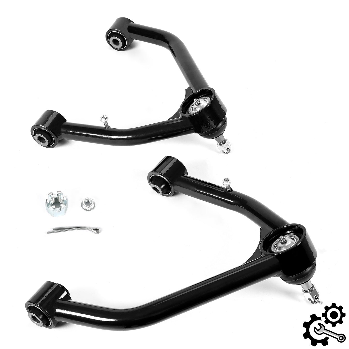 Solid Spare Front Upper Control Arms For Silverado Sierra 2007-2018 2WD 4WD LH&RH 2-4" Lift
