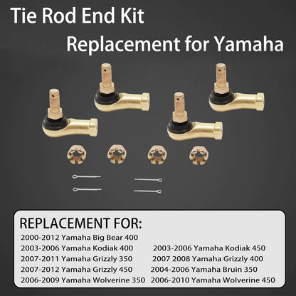 Tie Rod Kit For 93-16 Honda Foreman 500 Rincon 650 680 Rubicon 500 Fourtrax 300