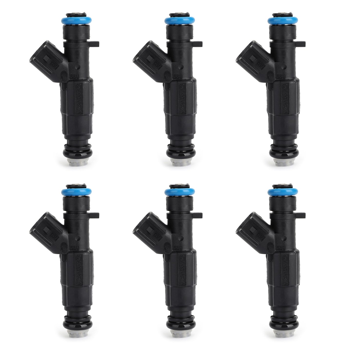 6PCS 4-Hole Upgrade Fuel Injectors For Cherokee Grand Cherokee 0280155784