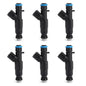 6PCS 4-Hole Upgrade Fuel Injectors For Cherokee Grand Cherokee 0280155784