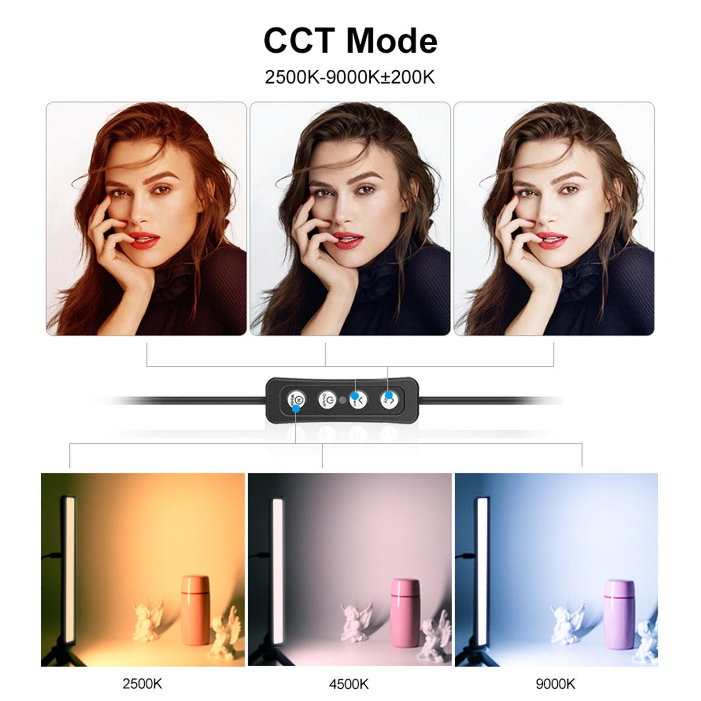 WS66 RGB LED Video Light Fill Light Video Photography Full-Color Led Fill Light