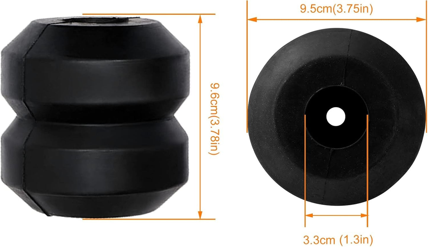 Rear Axle Suspension Enhancement System Rubber Helper Spring Fit 15-20 Ford F150
