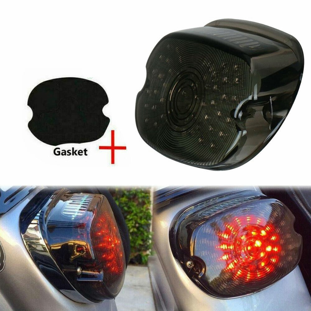 Smoke LED Tail Light Brake Turn Signal for Harley Touring Dyna Softail Sportster