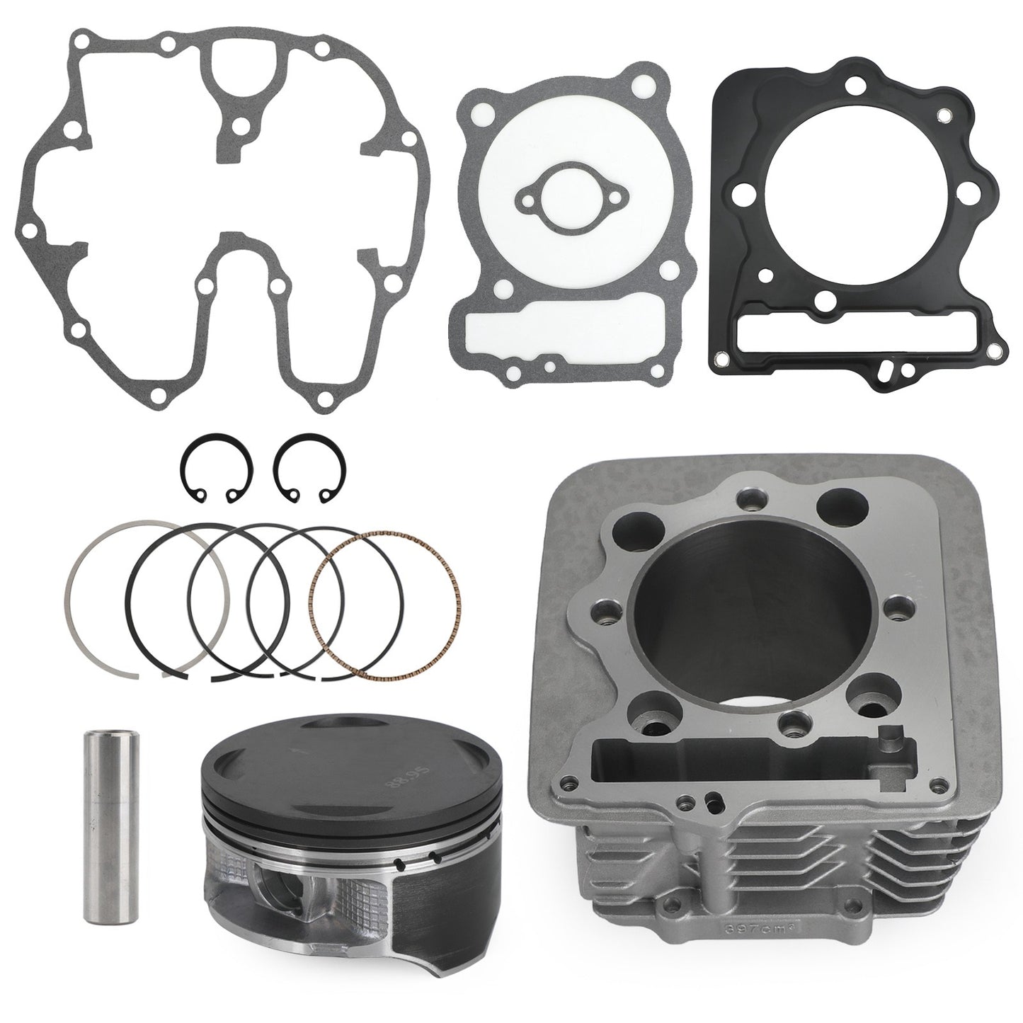 440cc 89mm Big Bore Jug Cylinder for Honda TRX400EX TRX400X Top End Rebuild