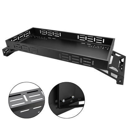 Universal Utv Raised Metal Full-Bed Rack Steel For Polaris Ranger 570 Midsize
