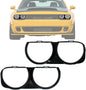 LH & Headlight Front RH Bezel Lamp Trim Cover Set For 2015-2021 Dodge Challenger