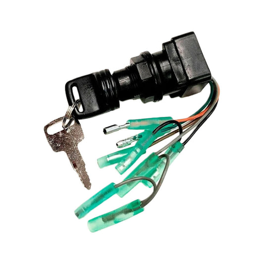 Solid Spare Ignition Key Switch Assembly For Suzuki Outboards - 37110-92E01, 37110-99E00